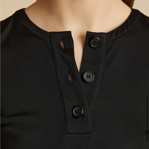 KHAITE The Janelle Bodysuit in Black jersey SZ M BNWT never worn - Picture 3 of 15